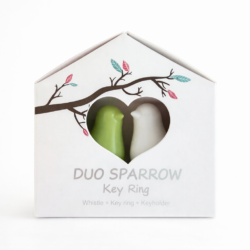 Sparrow keyring Duo Green/White