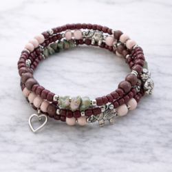 Armband memorywire Elephant
